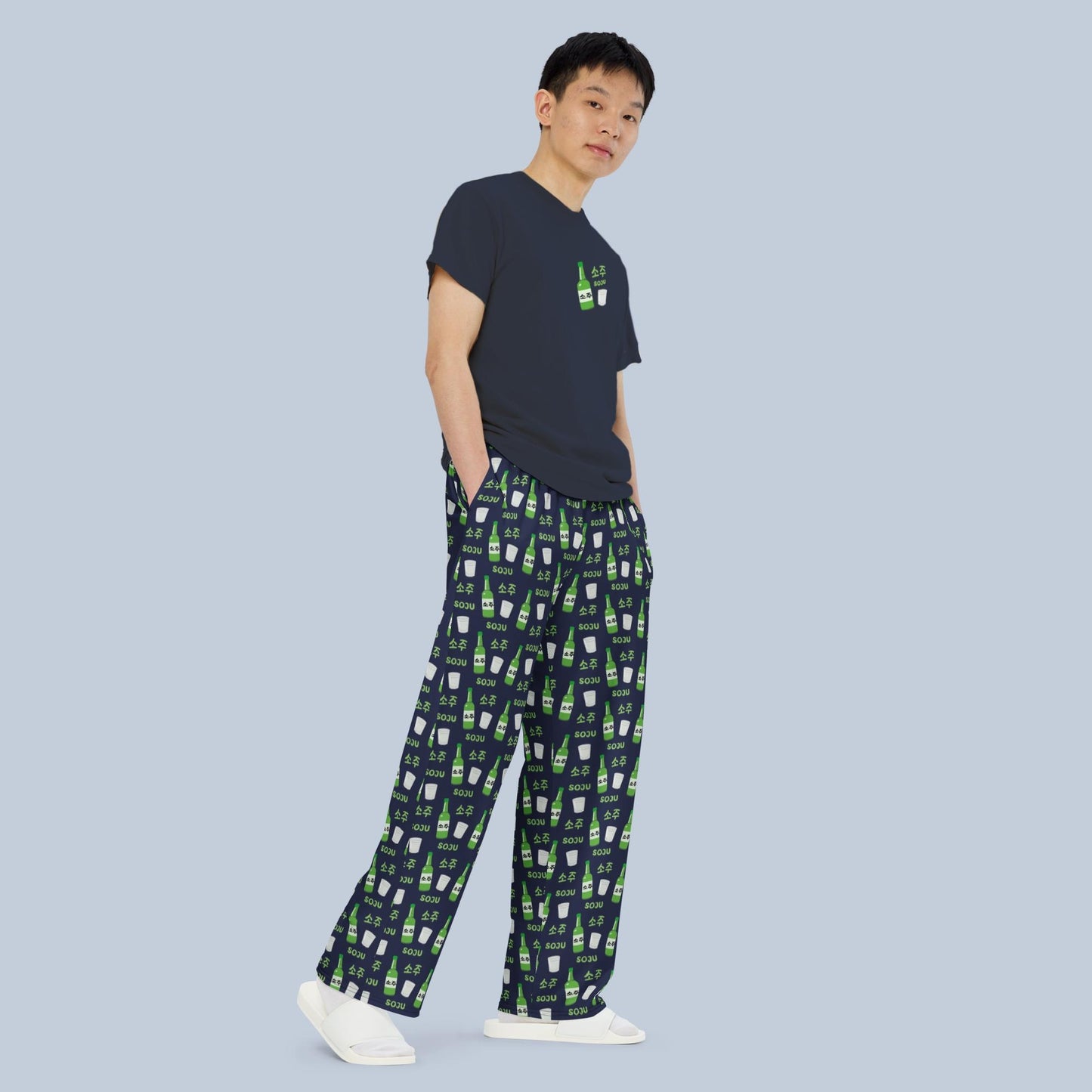 Soju Pajamas Set - Navy