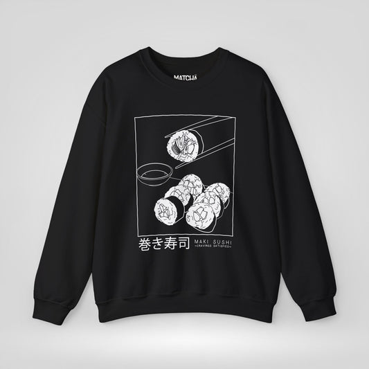 Sushi Cravings Satisfied Sweatshirt