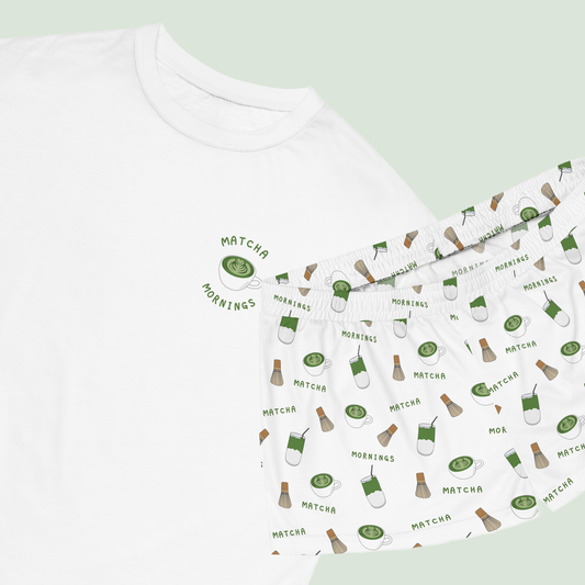 Matcha Women Short Pajama Set