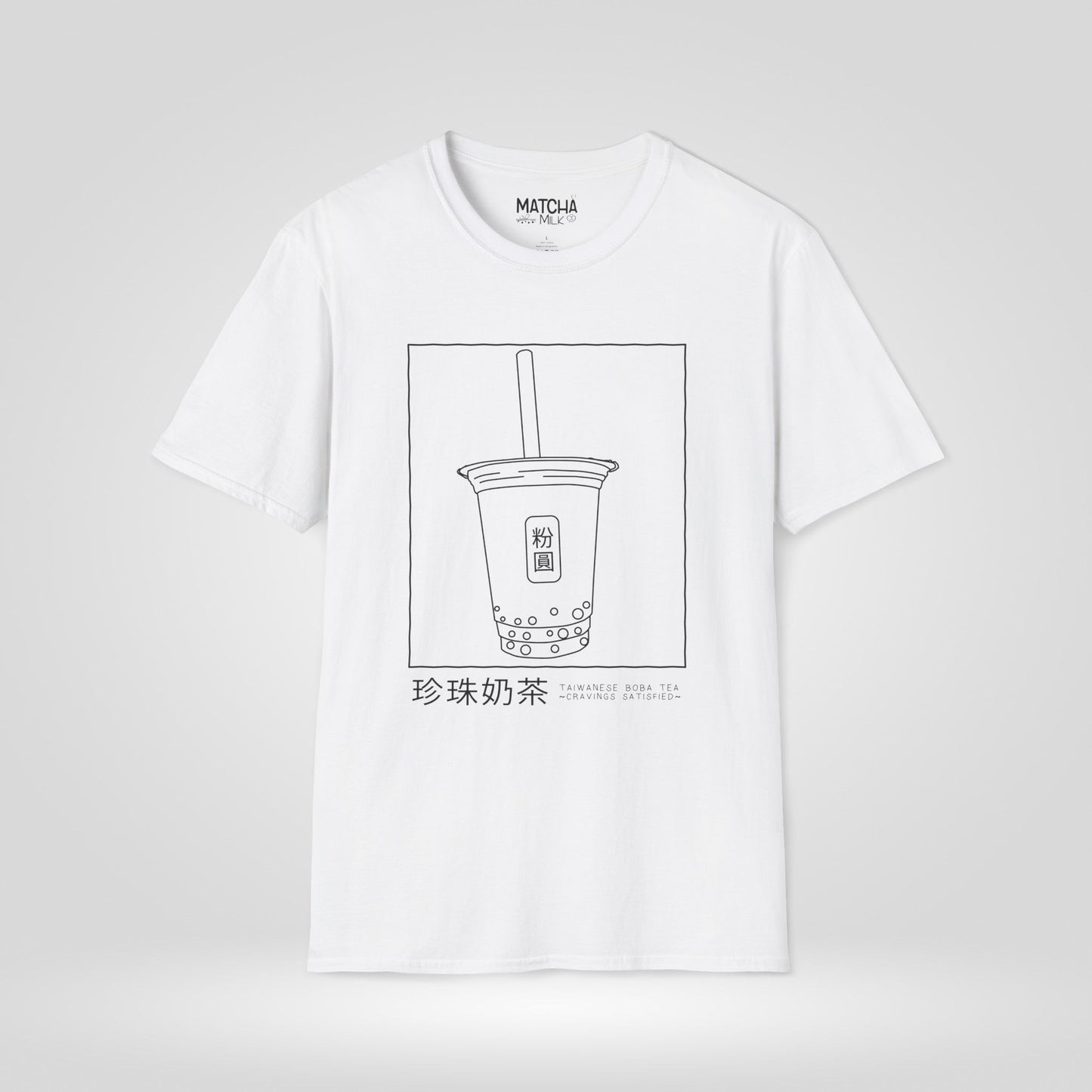 Taiwanese Boba Tea Cravings Satisfied T-Shirt