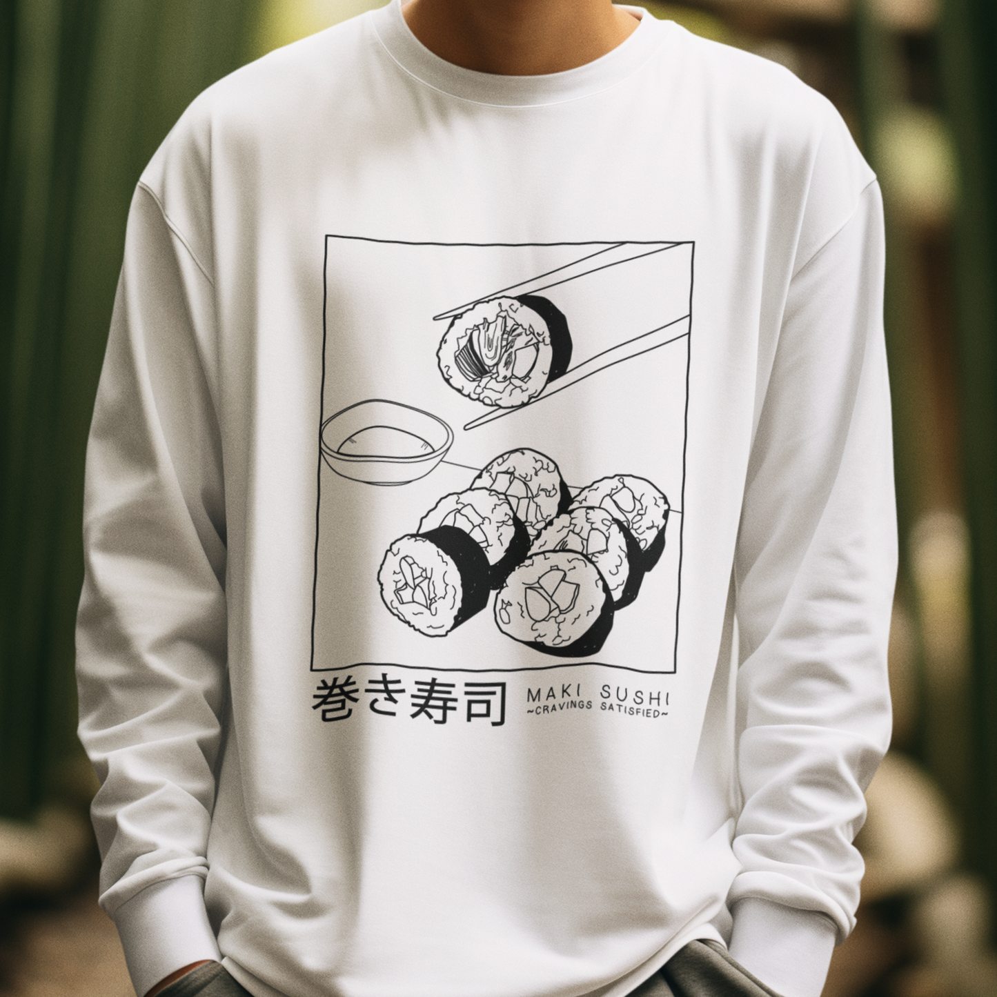 Sushi Cravings Satisfied Sweatshirt