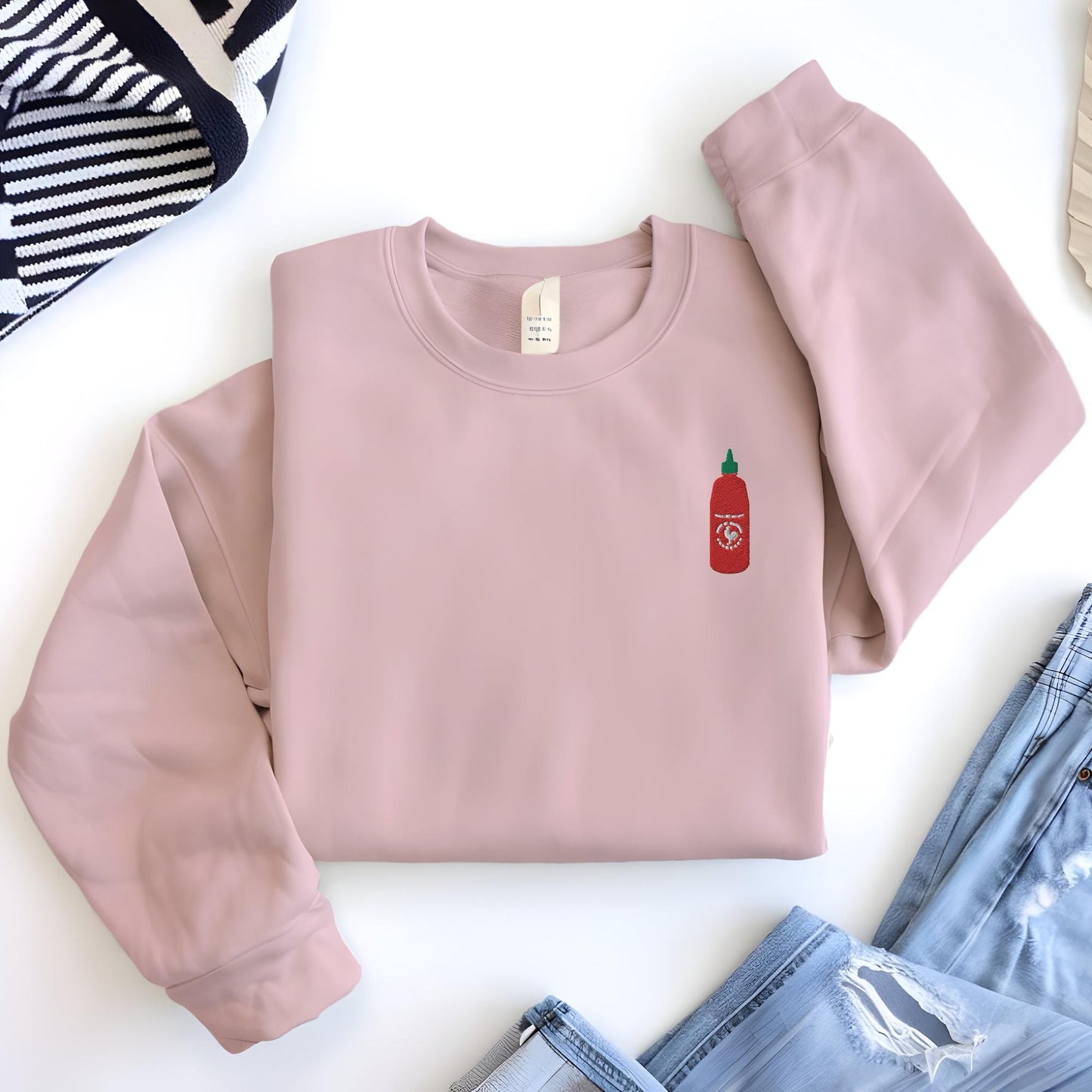 Sriracha Embroidered Sweatshirt
