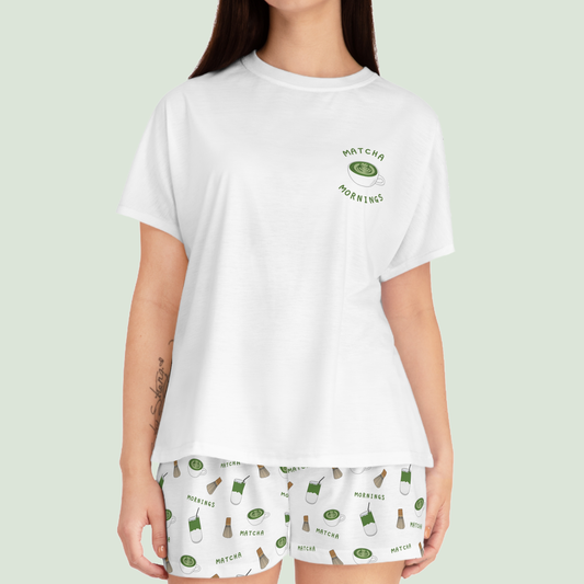 Matcha Women Short Pajama Set