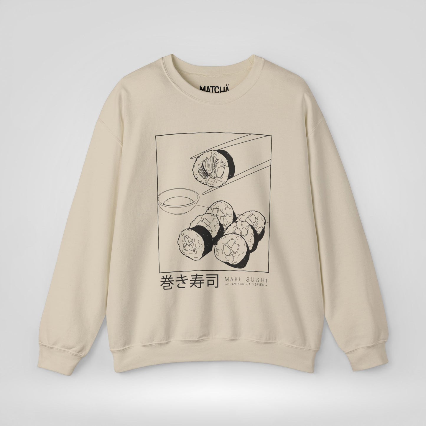 Sushi Cravings Satisfied Sweatshirt