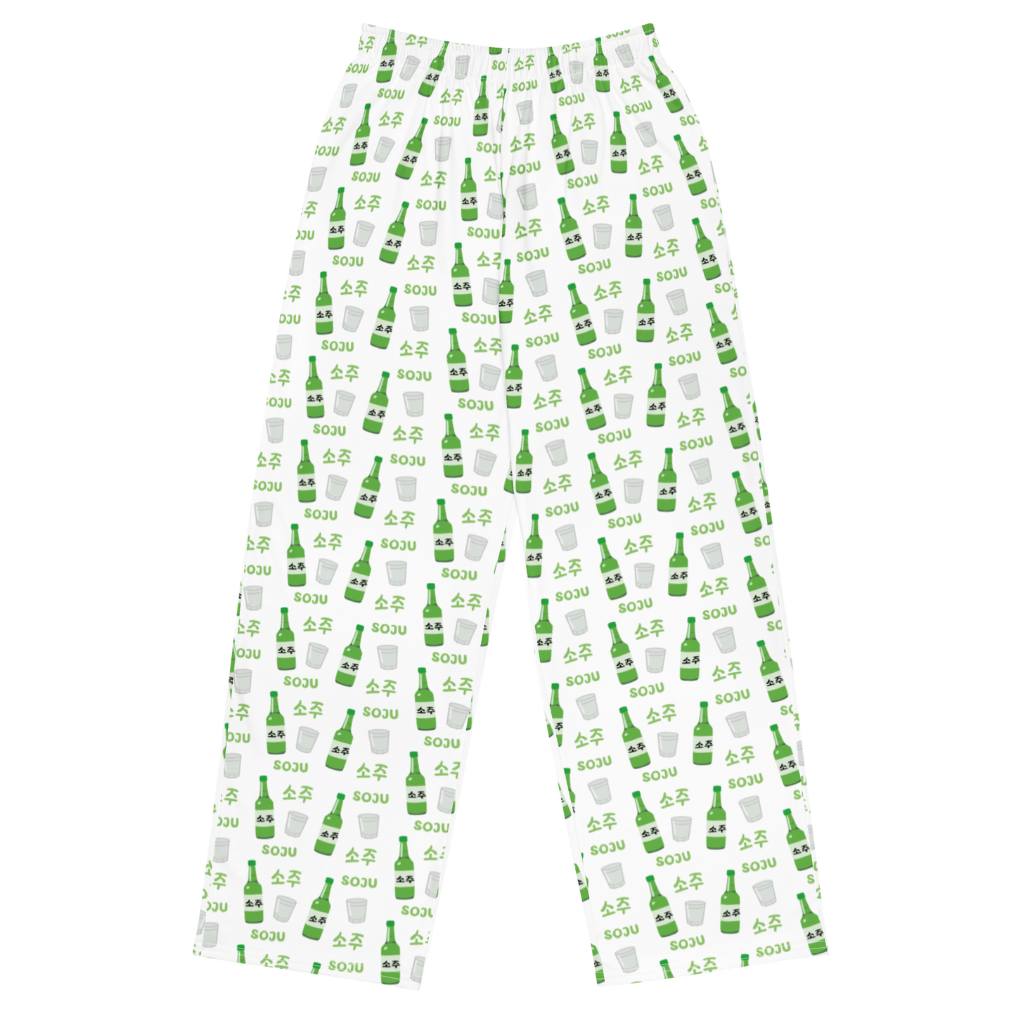 Soju Pajamas Set - Pink / White