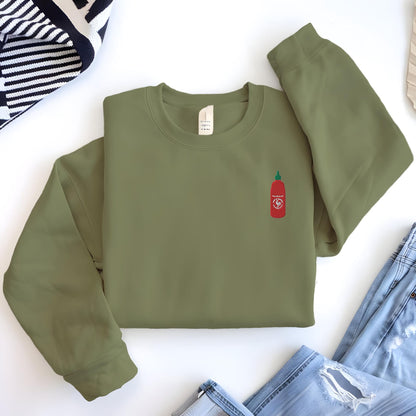 Sriracha Embroidered Sweatshirt