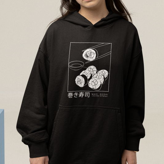 Sushi Cravings Satisfied Hoodie